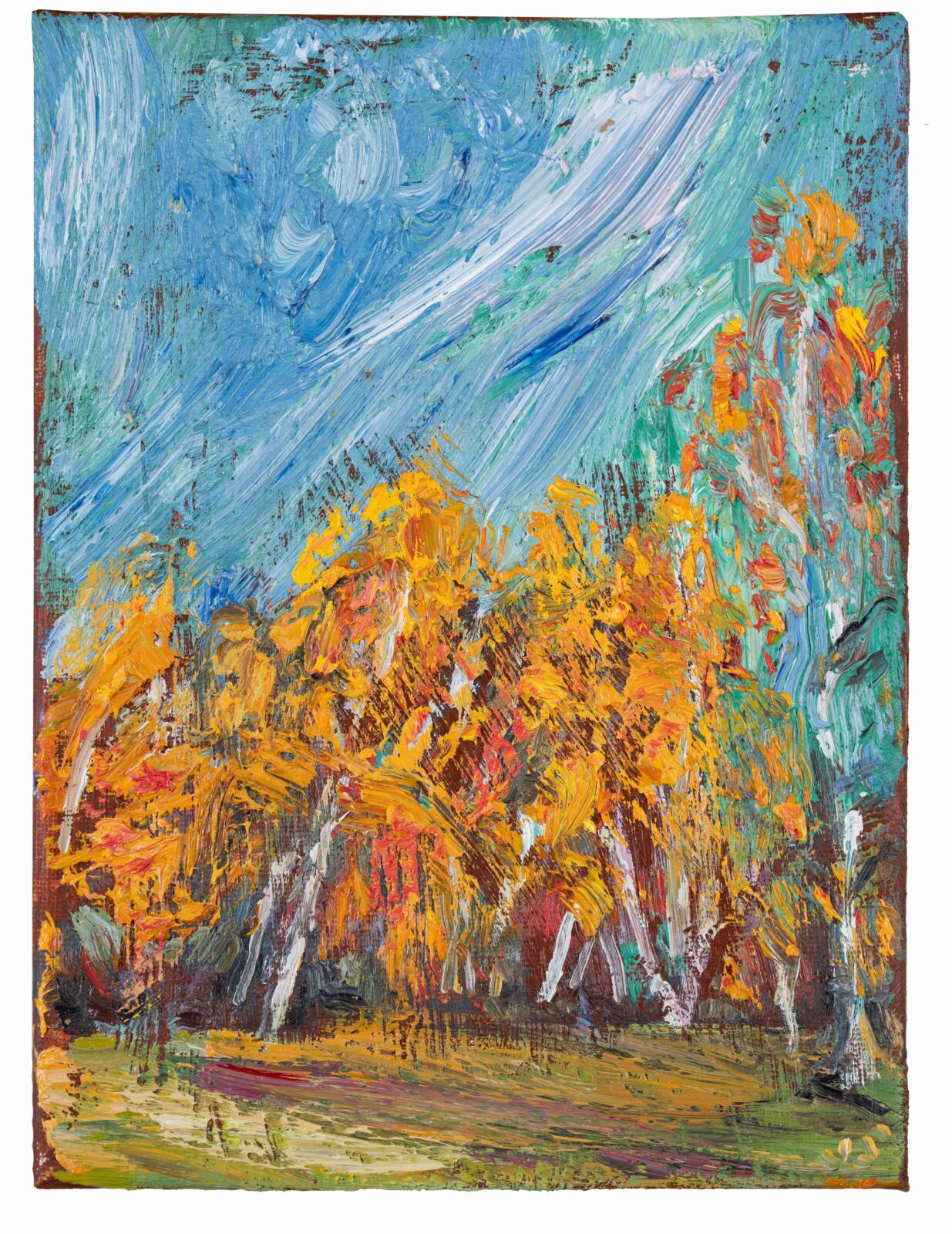 Artwork: Birches in the wind