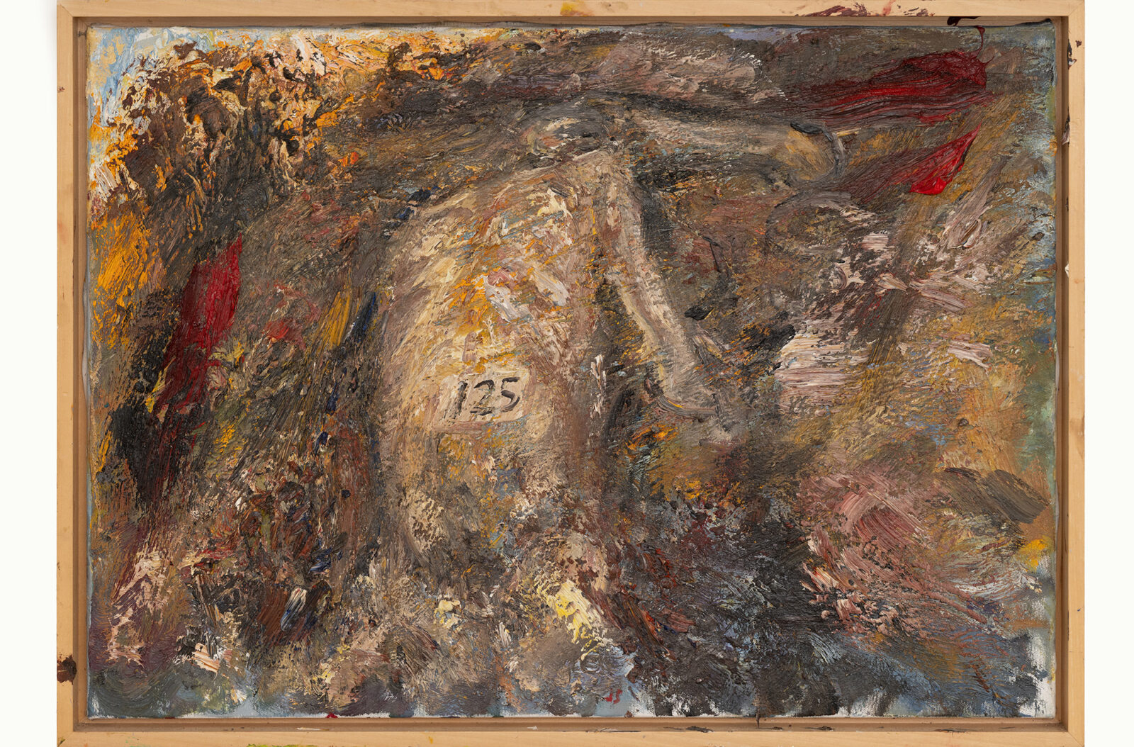 Artwork: The back from Huda jama