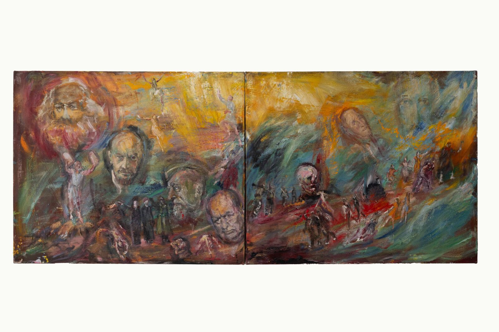 Artwork: The evil of history flows into the abyss